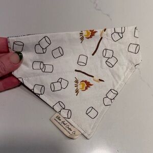 Oliveandcouperco_ Campfire Marshmallow Dog Bandana-Small
